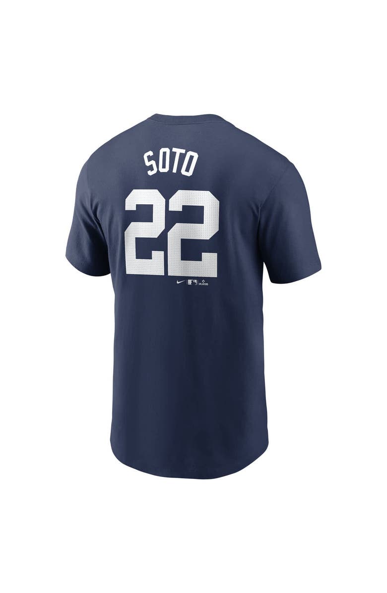 Nike Men's Nike Juan Soto Navy New York Yankees 2024 Fuse Name & Number T-Shirt, Alternate, color, 