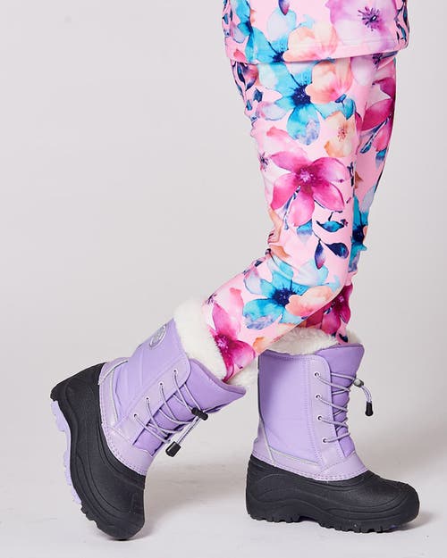 Deux Par Deux Winter Boots With Removable Liner In Purple