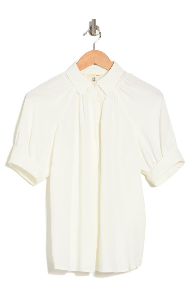 MAX STUDIO Textured Puff Sleeve Blouse, Alternate, color,