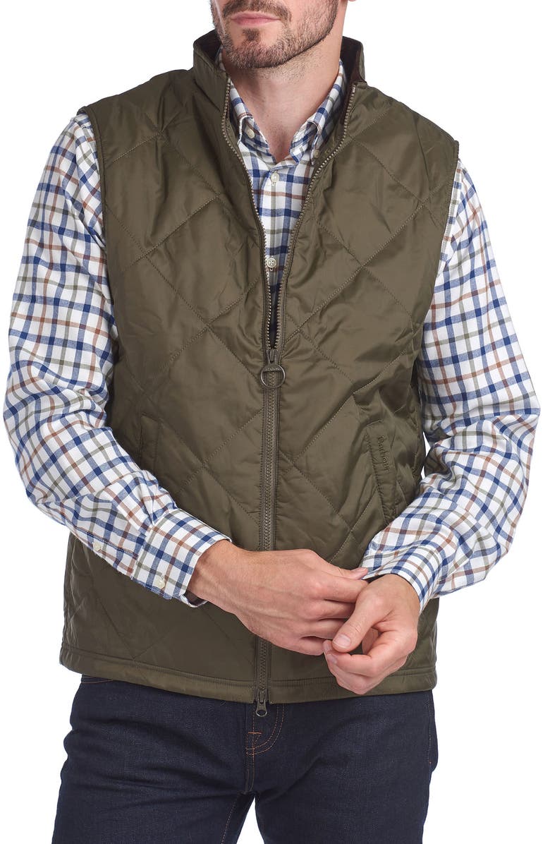 Barbour Finn Quilted Vest, Main, color, 
