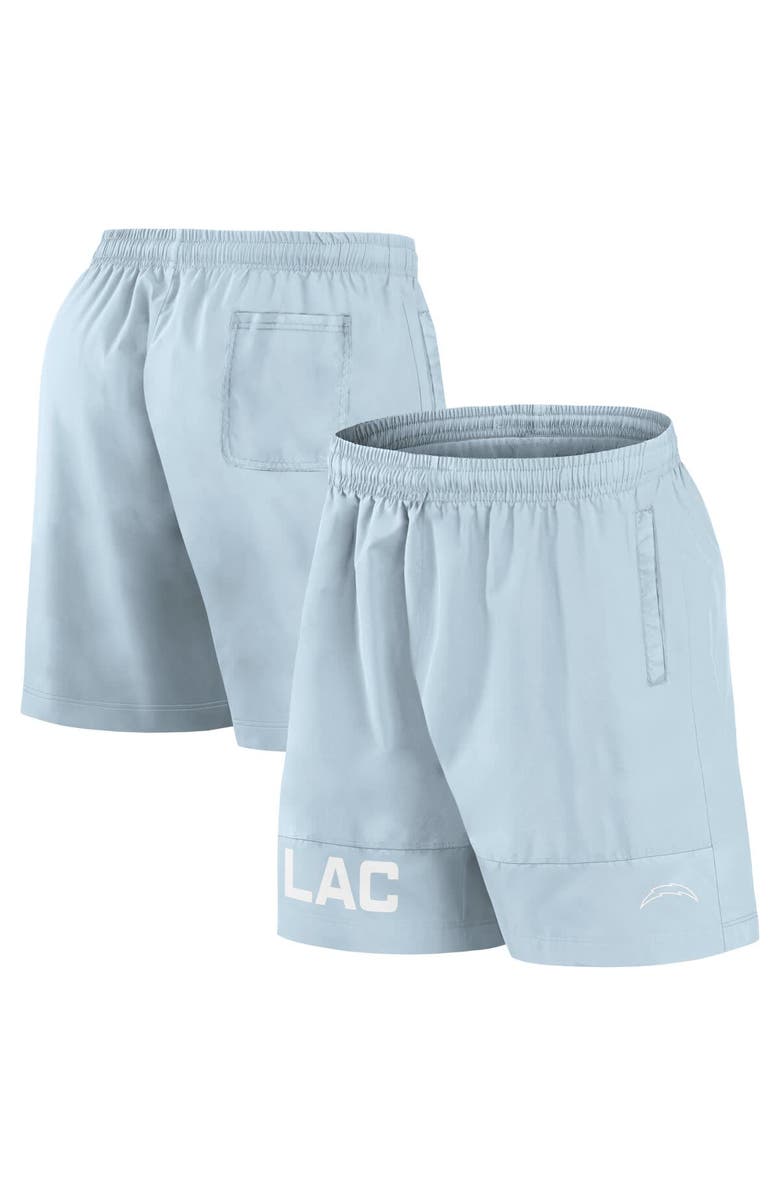 FANATICS Men's Fanatics Light Blue Los Angeles Chargers Elements Shorts, Alternate, color, Light Blue