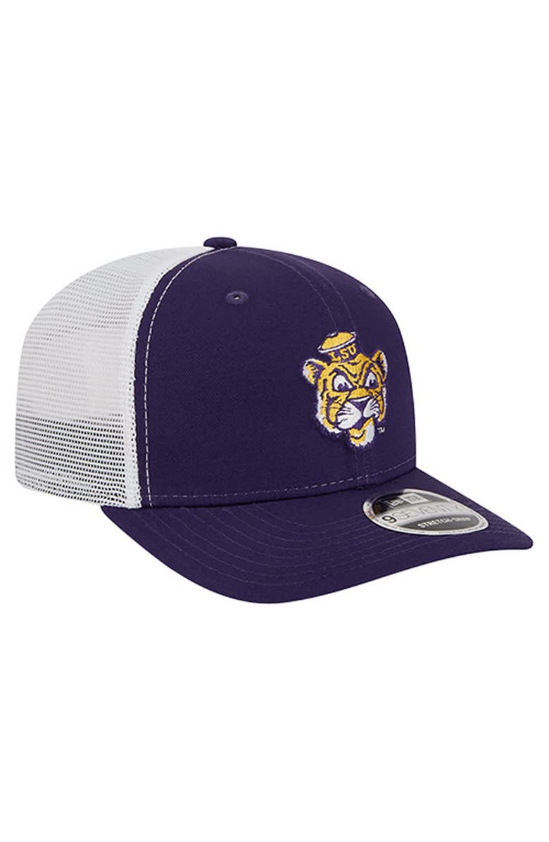 New Era Men's New Era  Purple LSU Tigers Team 9SEVENTY COOLERA Trucker Adjustable Hat, Alternate, color, Purple