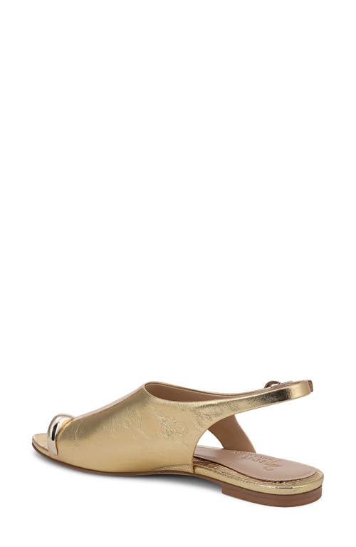 27 Edit Naturalizer Via Slingback Pointed Toe Sandal In Dark Gold
