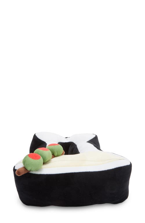 Luxe Club Martini Slipper In Black