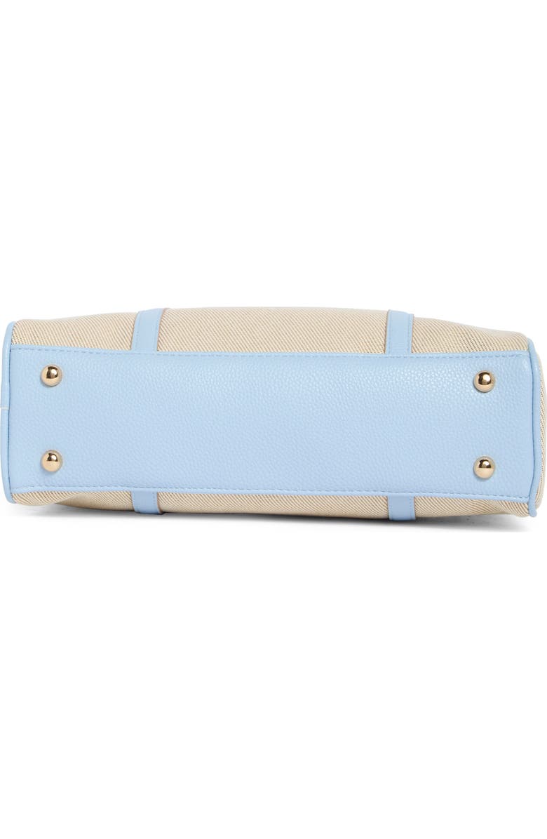 Nanette Lepore East/West Double Section Shoulder Bag, Alternate, color, Twill-Skyway