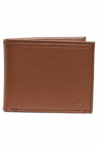 Original Penguin Pebbled Leather Bifold Wallet