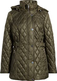 London Fog Quilted Water Resistant Jacket