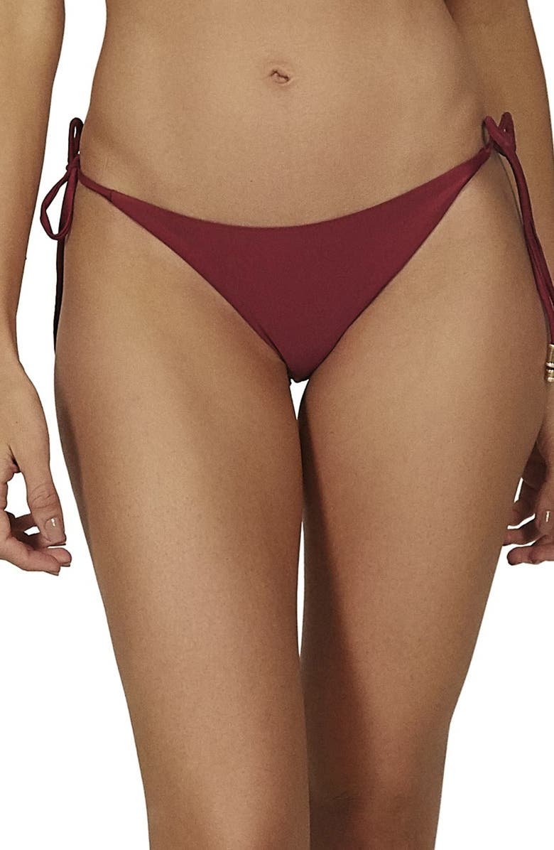ViX Paula Hermanny ViX Swimwear Side Tie Bikini Bottoms, Main, color, 