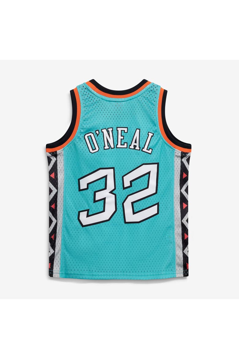 Youth Mitchell & Ness Shaquille O'Neal Teal 1996 NBA All-Star Game Hardwood Classics Swingman Jersey, Alternate, color, Teal