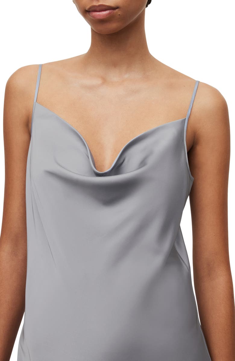 AllSaints Hadley Satin Slipdress, Alternate, color,