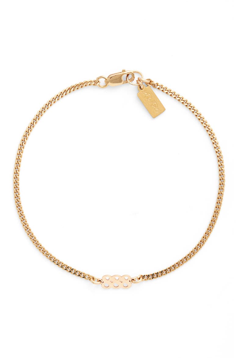 Angel Numbers Bracelet, Main, color, GOLD / 888