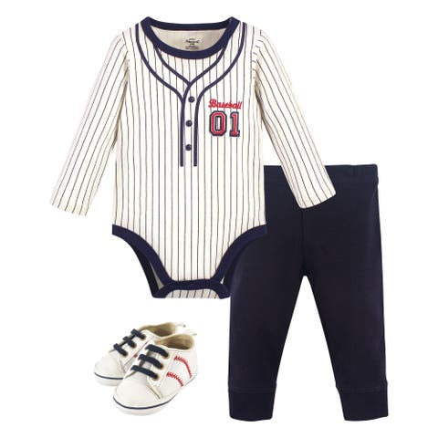 Long Sleeve Bodysuit, Pants and Shoe (Baby)