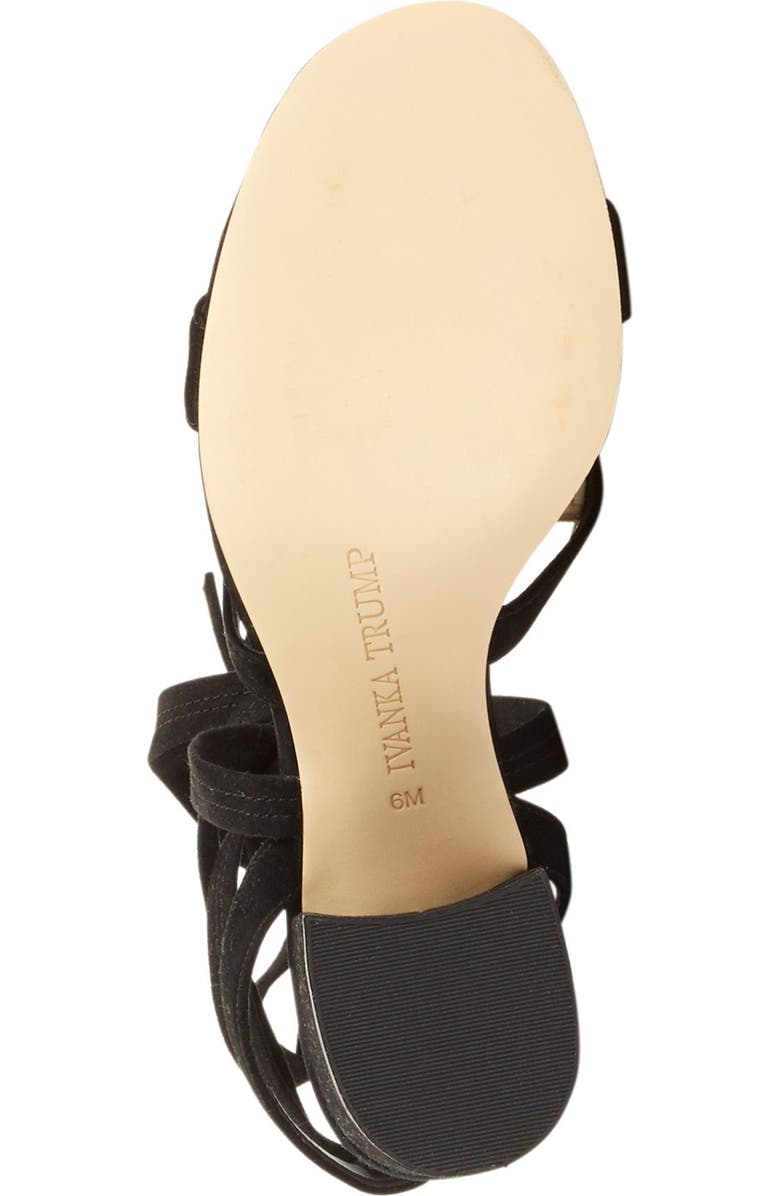 Ivanka Trump 'Ellyn' Lace-Up Sandal, Alternate, color,
