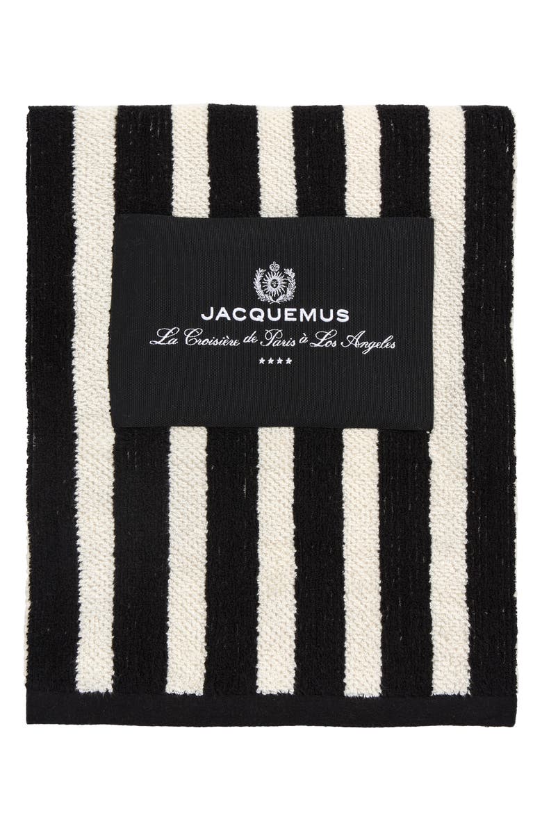 Jacquemus La Serviette Croisière Beach Towel, Main, color, Print Sunshade Stripes Be 1Il