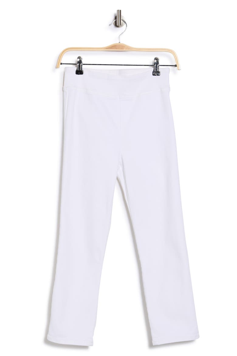 Jetset Weekend Pull-On High Waist Capri Jeans, Alternate, color, WHITE