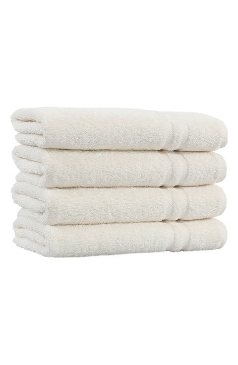 Denzi Turkish Cotton Hand Towel - Set of 4