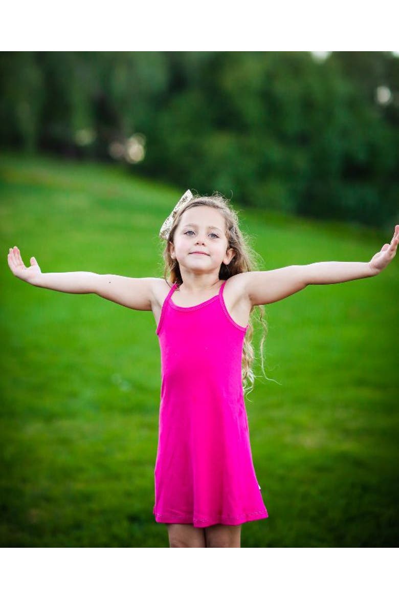Baby Girls Soft 100% Camisole Dress, Alternate, color, Black
