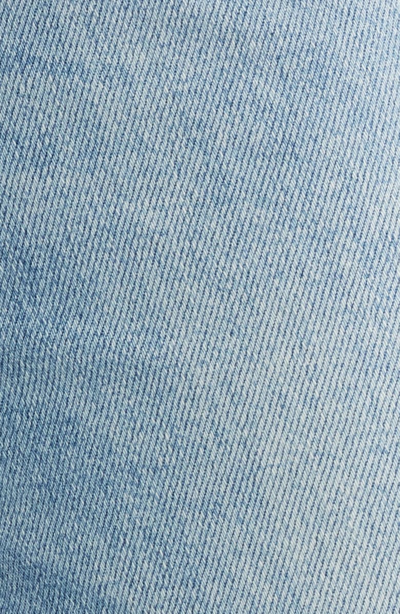 HIDDEN JEANS Ripped Mid Rise Step Hem Flare Jeans, Alternate, color, Medium Wash