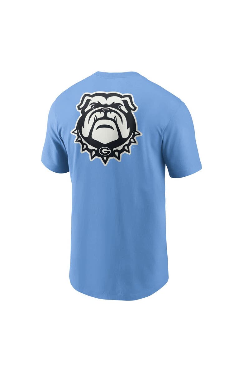 Nike Men's Nike Valor Blue Georgia Bulldogs Color Drop 2-Hit T-Shirt, Alternate, color, Light Blue