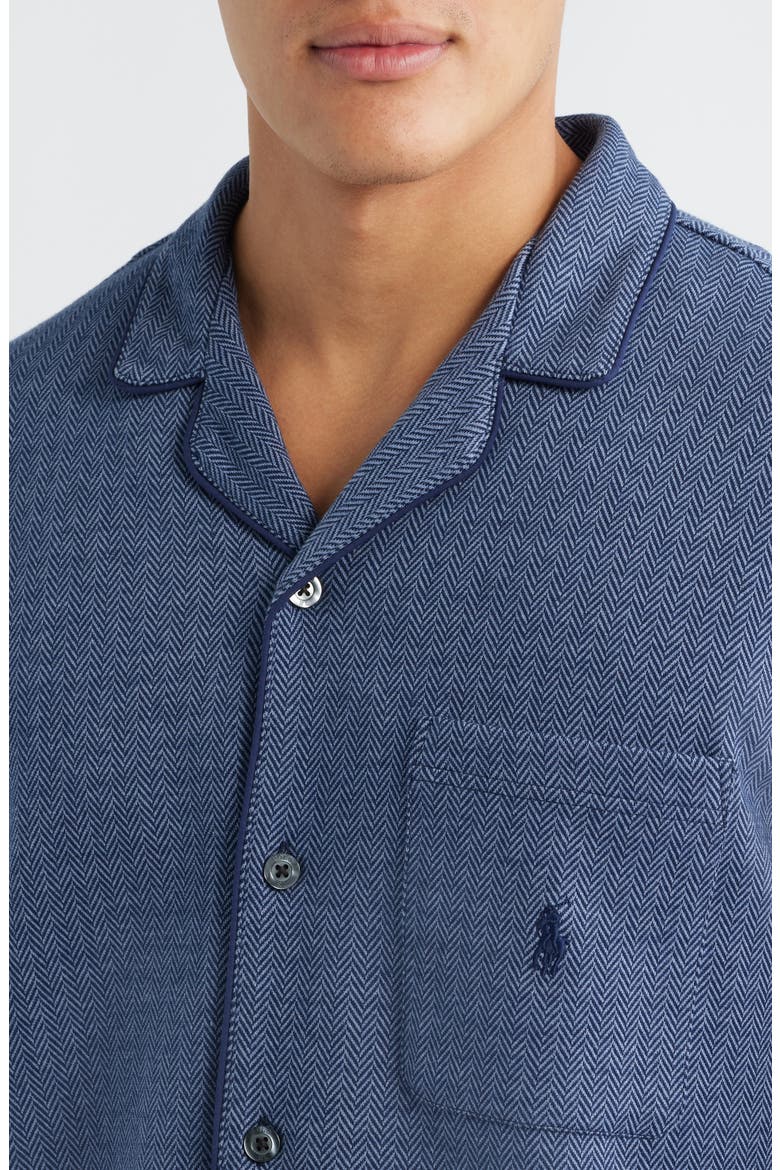 Long Sleeve Pajama Top, Alternate, color, CRUISE NAVY