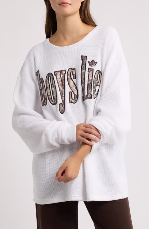 Manhunt Graphic Long Sleeve Thermal T-Shirt