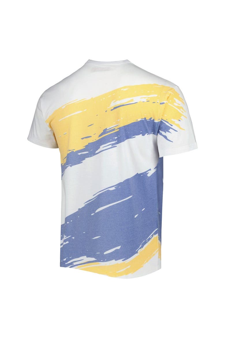 Men's Mitchell & Ness White North Carolina A&T Aggies Paintbrush Sublimated T-Shirt, Alternate, color, White