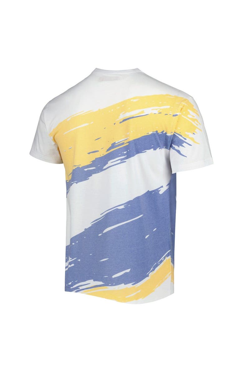 Mitchell & Ness Men's Mitchell & Ness White North Carolina A&T Aggies Paintbrush Sublimated T-Shirt, Alternate, color, White