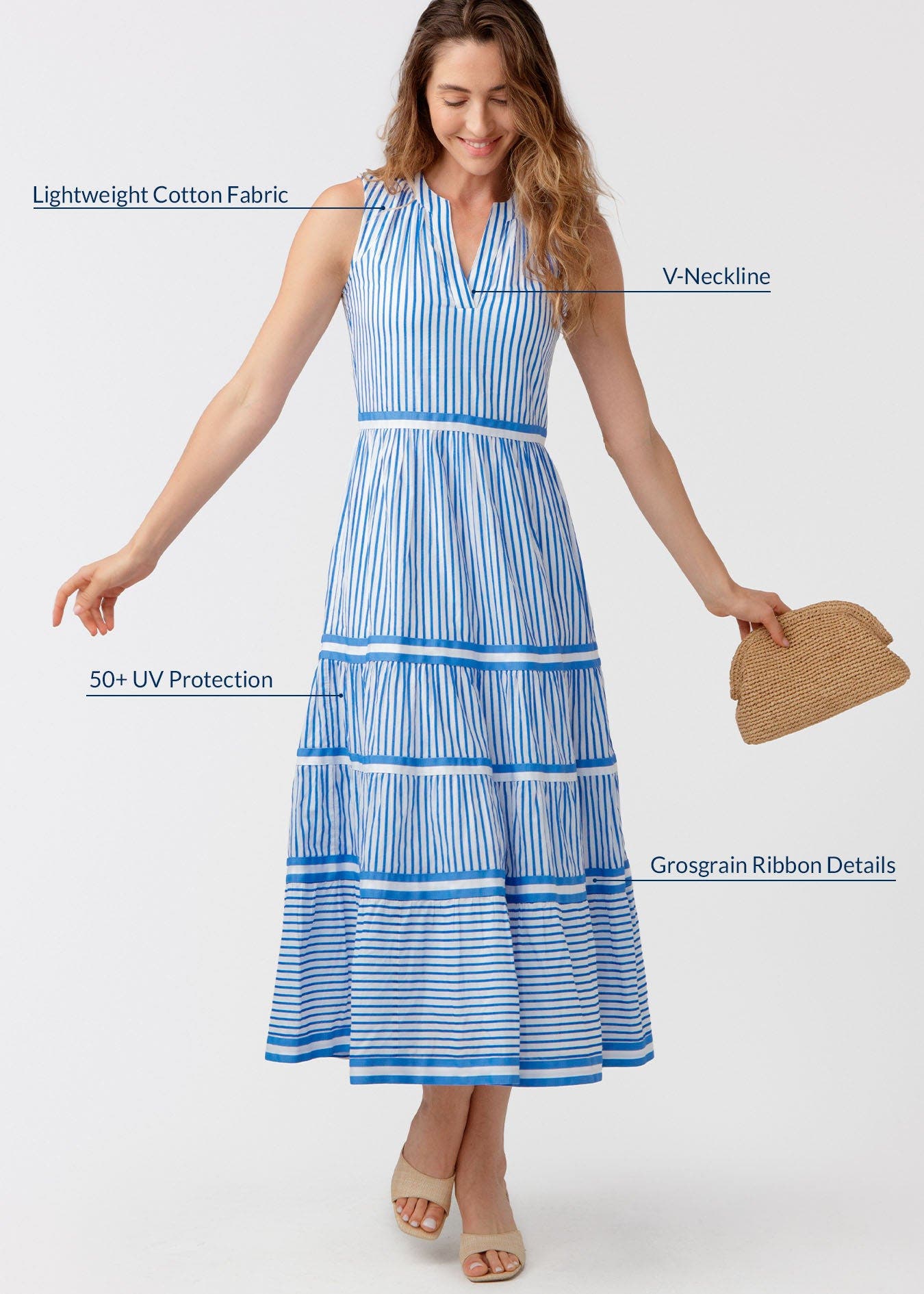 Sleeveless Tiered Maxi Dress - image 2