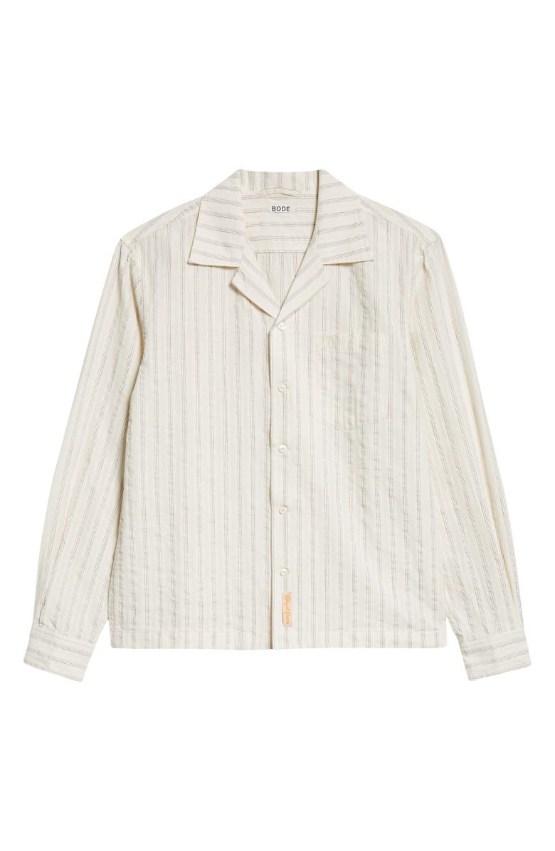 Bode Lavender Sail Shirt, Alternate, color, White/ Purple