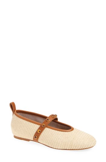 Rag & Bone Cabochon Spire Mary Jane Flat In Brown