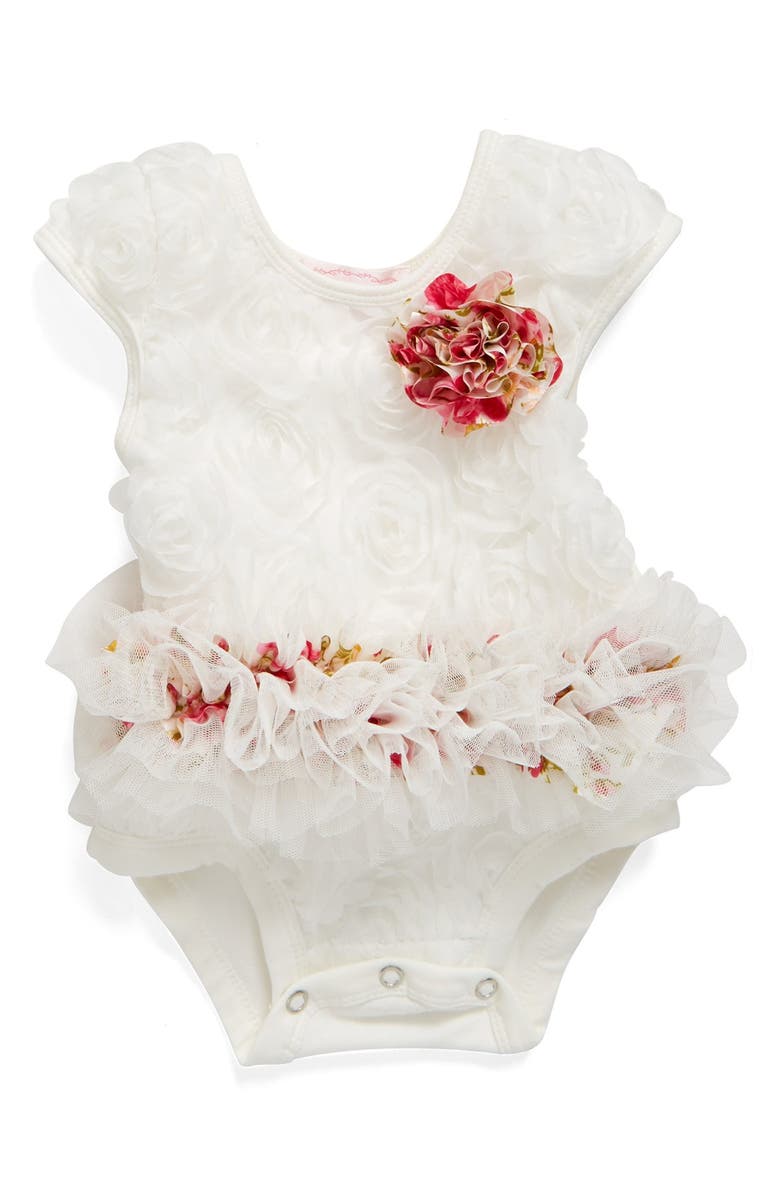 Popatu Floral Soutache Bodysuit, Main, color, 