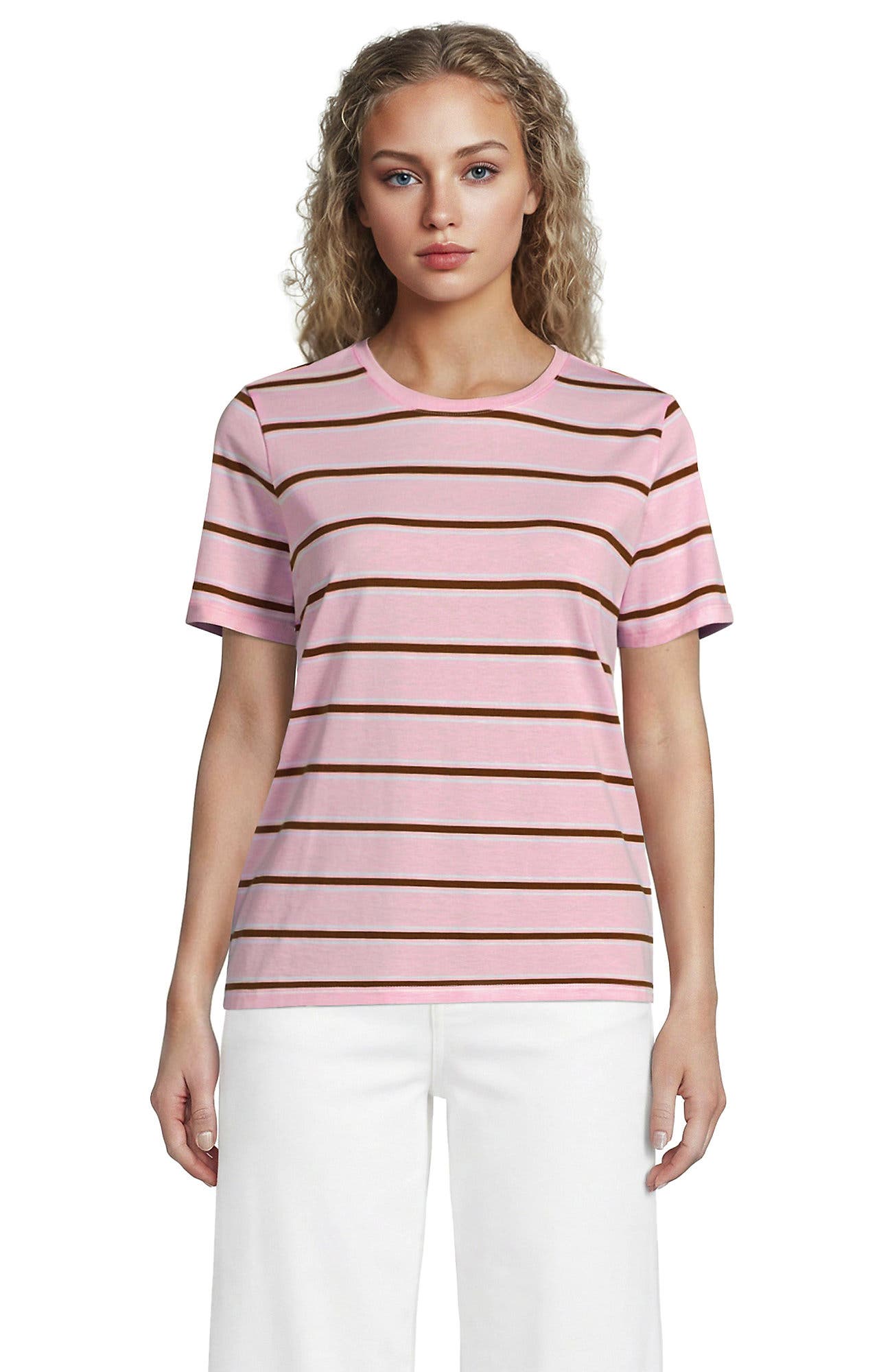 Sea Salt Pink/Ginger Stripe