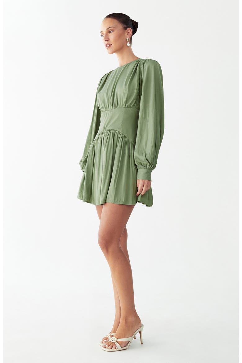 Izzy Mini Dress, Alternate, color, Sage Green