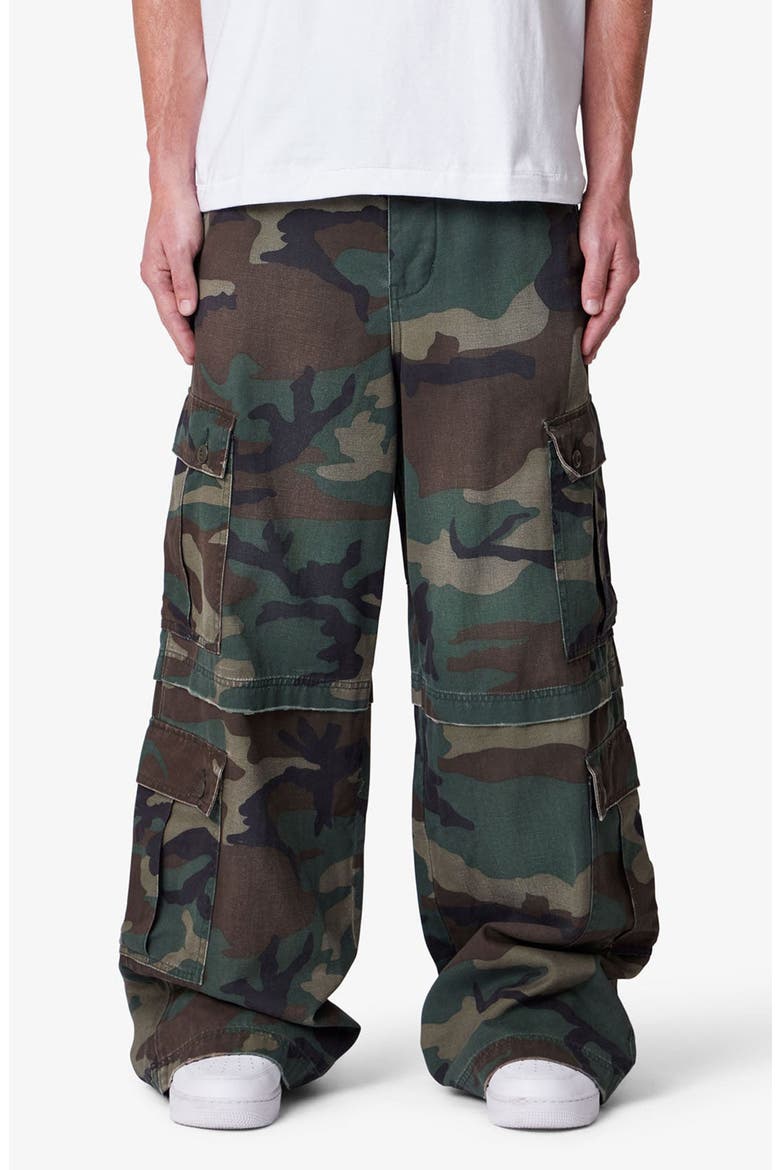 Baggy Rave Cargo Pants, Main, color, CAMO