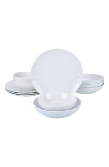 Bia Cordon Bleu 12-piece Coupe Bowl Set In White
