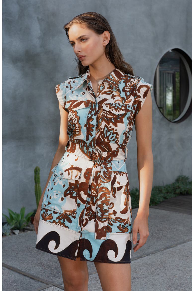 Fay Minidress, Alternate, color, CREAM MULTI
