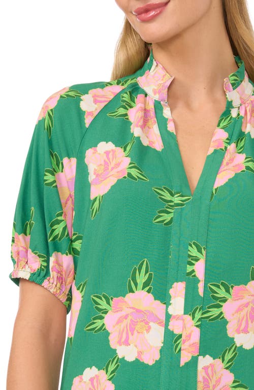 Shop Cece Floral Print Ruffle Top
