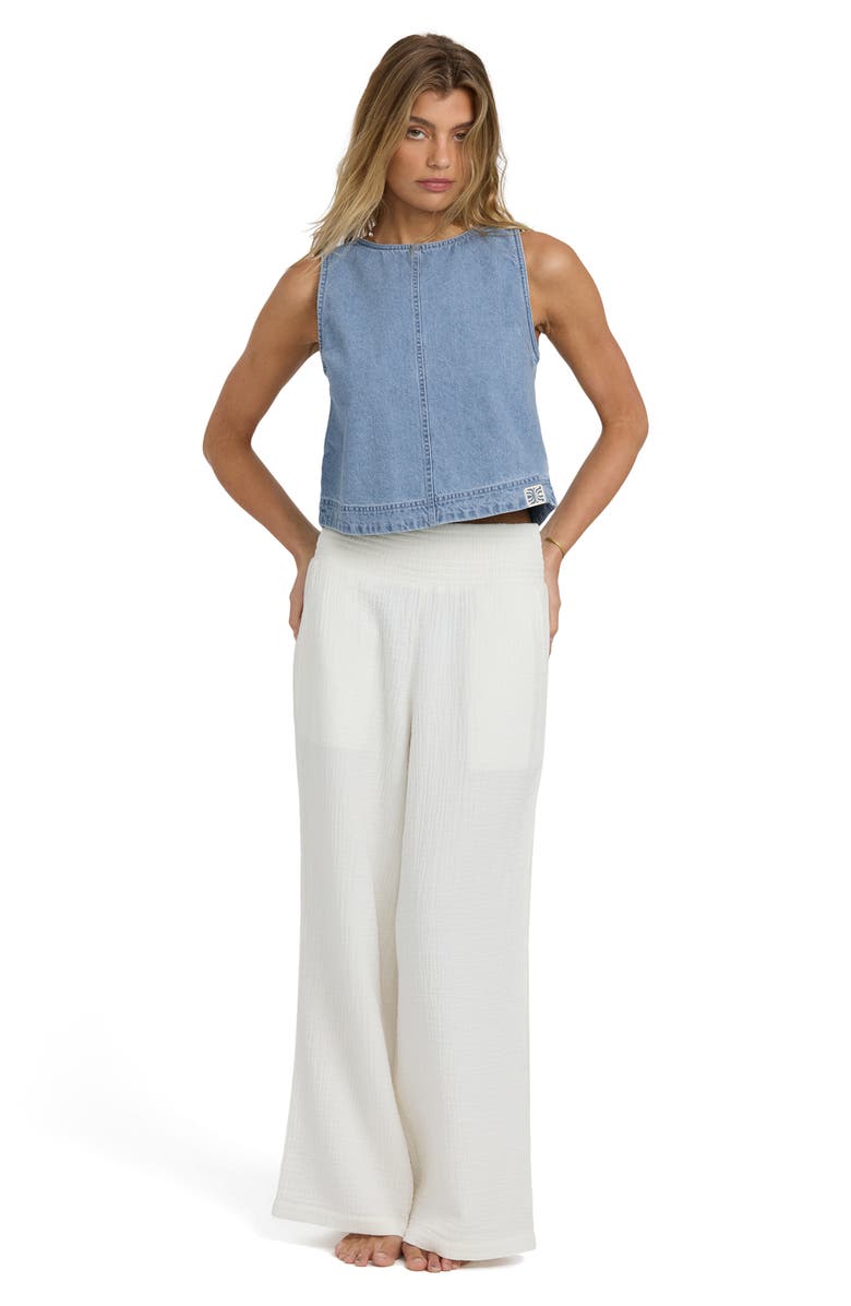 Billabong Sea Breeze Denim Shell, Alternate, color, Sea Blue