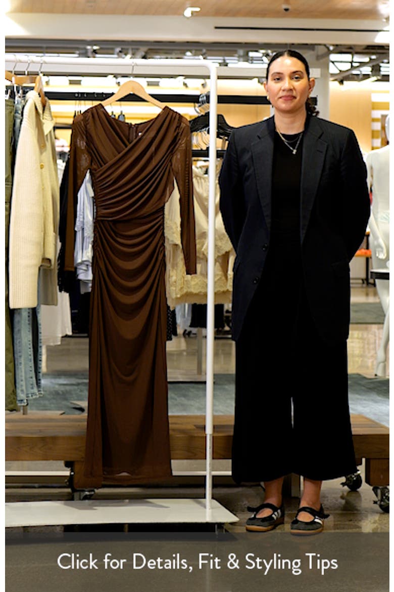 Honor Long Sleeve Mesh Dress video
