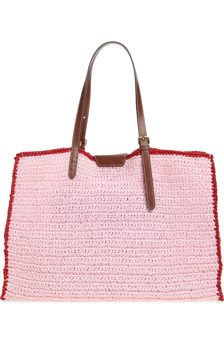 Anya Hindmarch Sweet
N Low East/West Raffia Tote, Alternate, color, Tuberosa