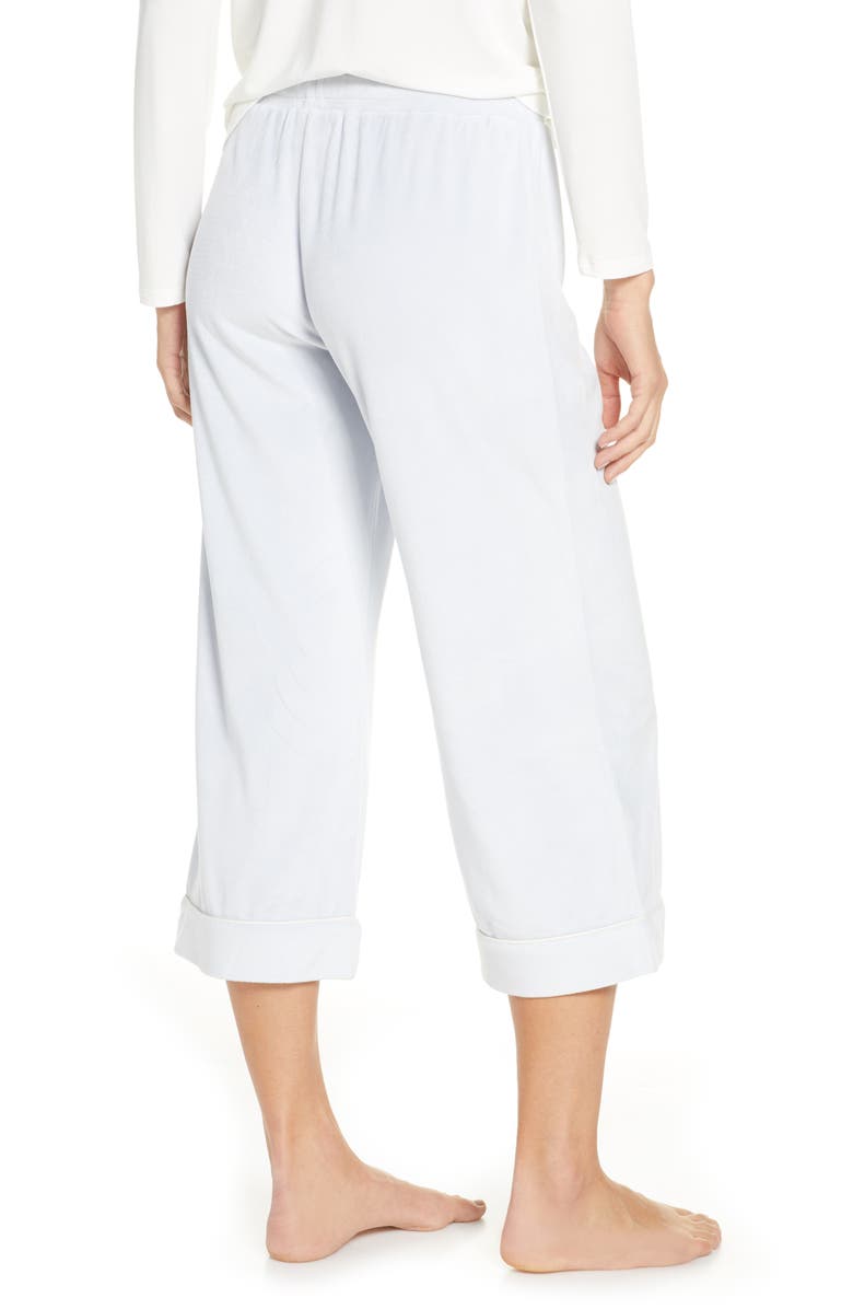 Rachel Parcell Velour Crop Pajama Pants, Alternate, color, 