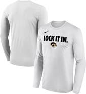Nike Men's Nike White Iowa Hawkeyes 2026 On-Court Bench Long Sleeve T-Shirt