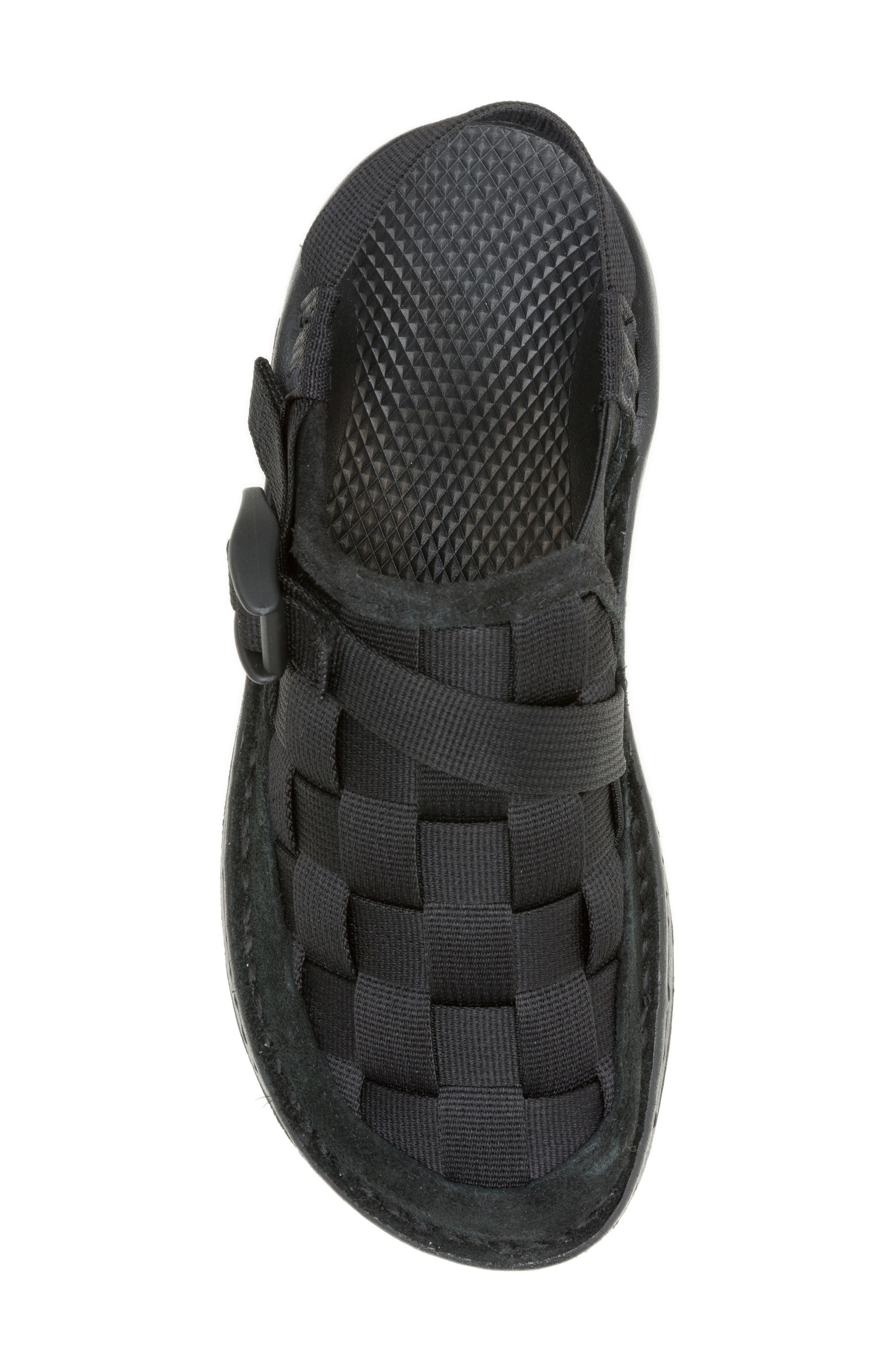 Chaco Canyon Woven Clog, Alternate, color, Triple Black