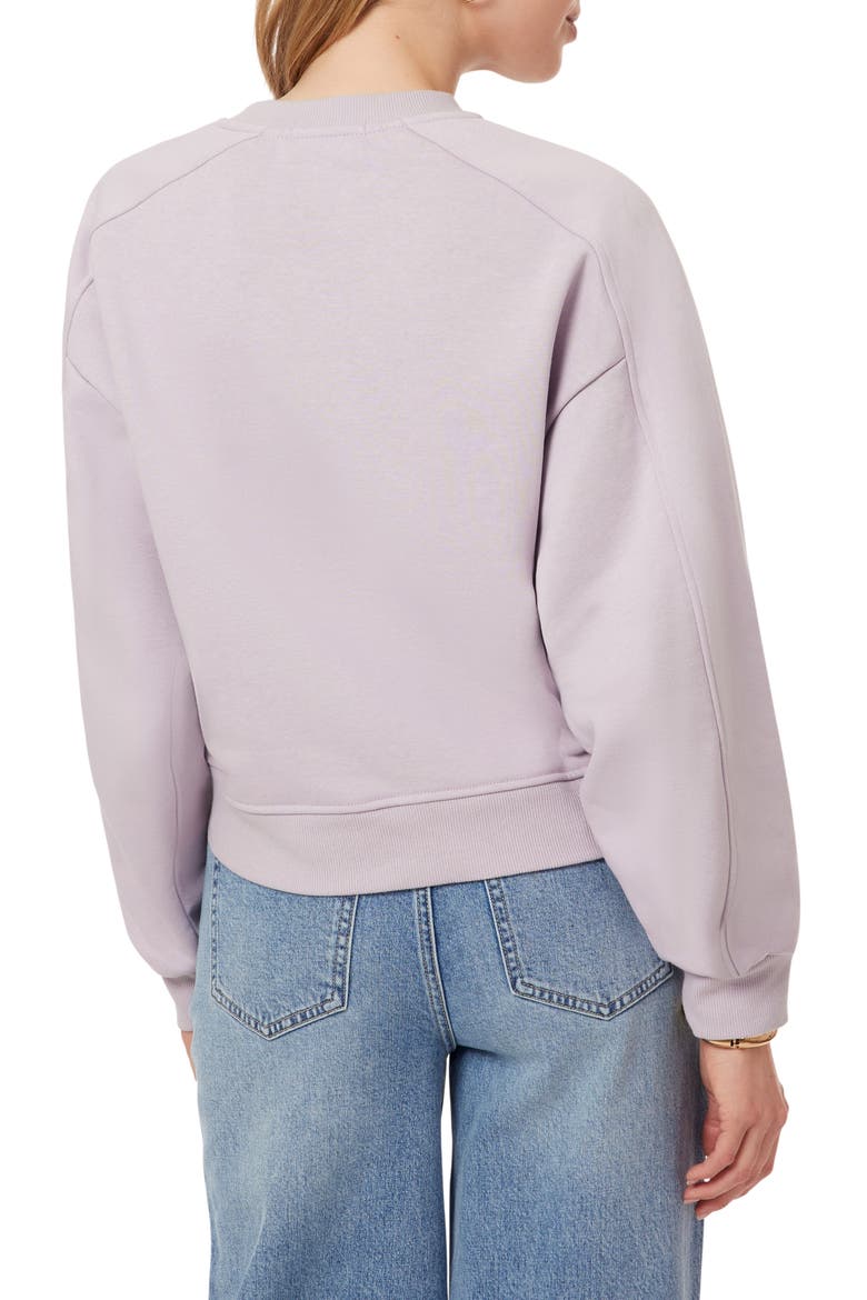 Piped Crewneck Sweatshirt, Alternate, color, IRIS