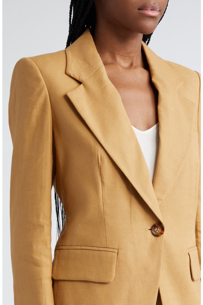 Hayward Linen Blend Dickey Jacket, Alternate, color, DESERT KHAKI