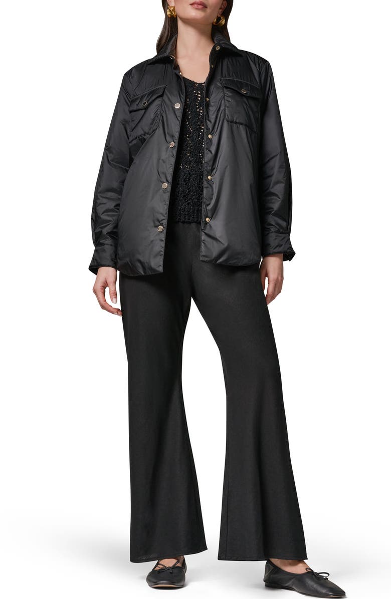 Donna Karan New York Snap Front Shirt Jacket, Alternate, color, 