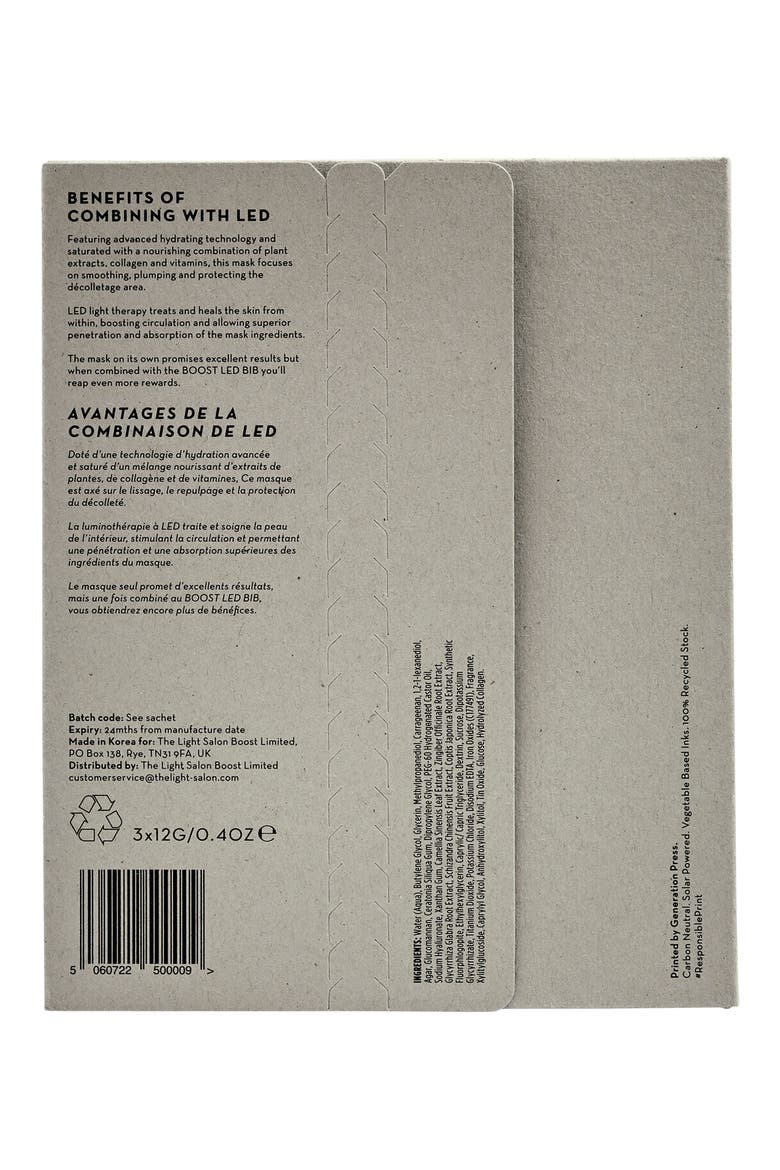 Boost Hydrogel Décolletage Mask, Alternate, color, NO COLOR