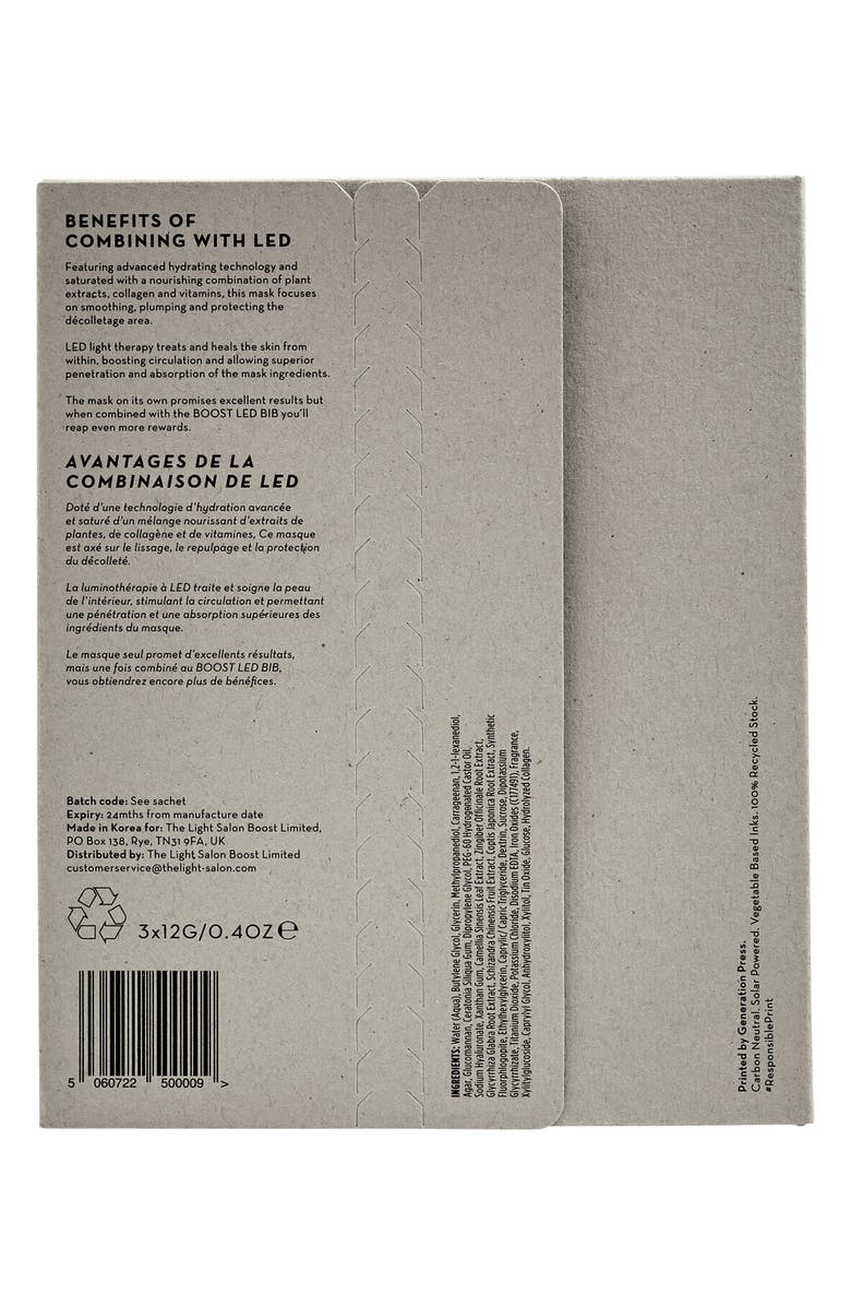 The Light Salon Boost Hydrogel Décolletage Mask, Alternate, color, 