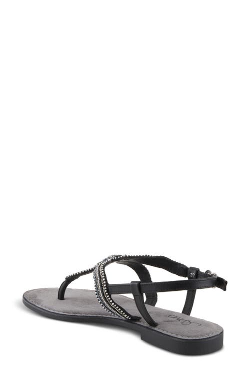 Azura By Spring Step Cartwheel Sandal In Black