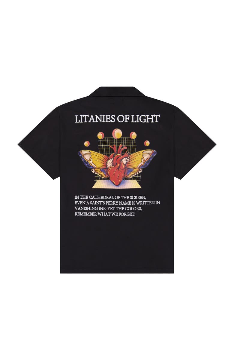 SAINT PERRY Litanies Of Light T-Shirt, Alternate, color, Black